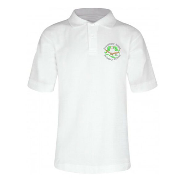 Hazelbury Bryan White Polo T-Shirt Thumbnail